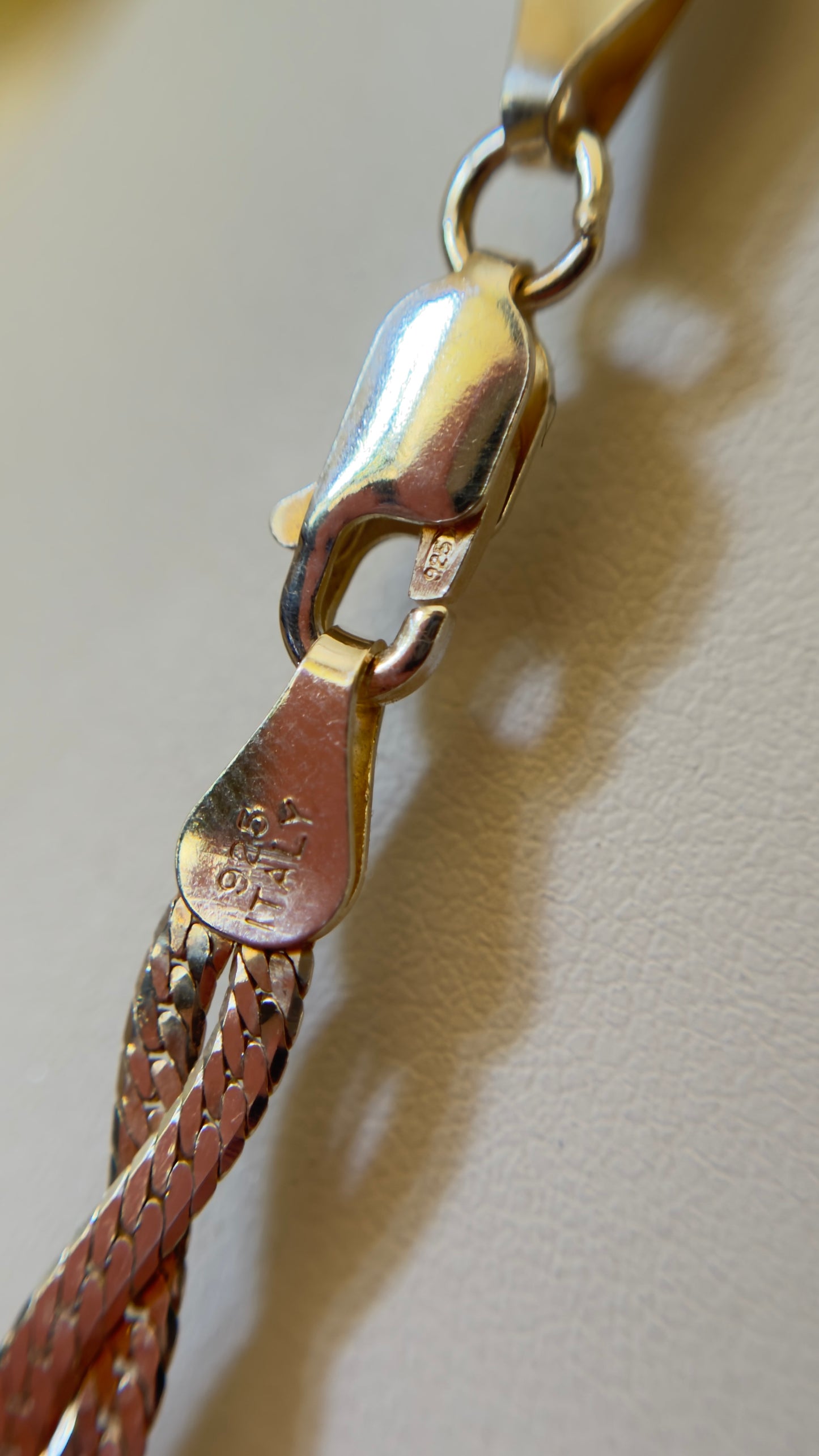 Cadena Omega Trenzada de Plata 925