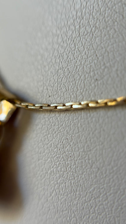 Gargantilla con dije corazón - Enchapada en oro 18k