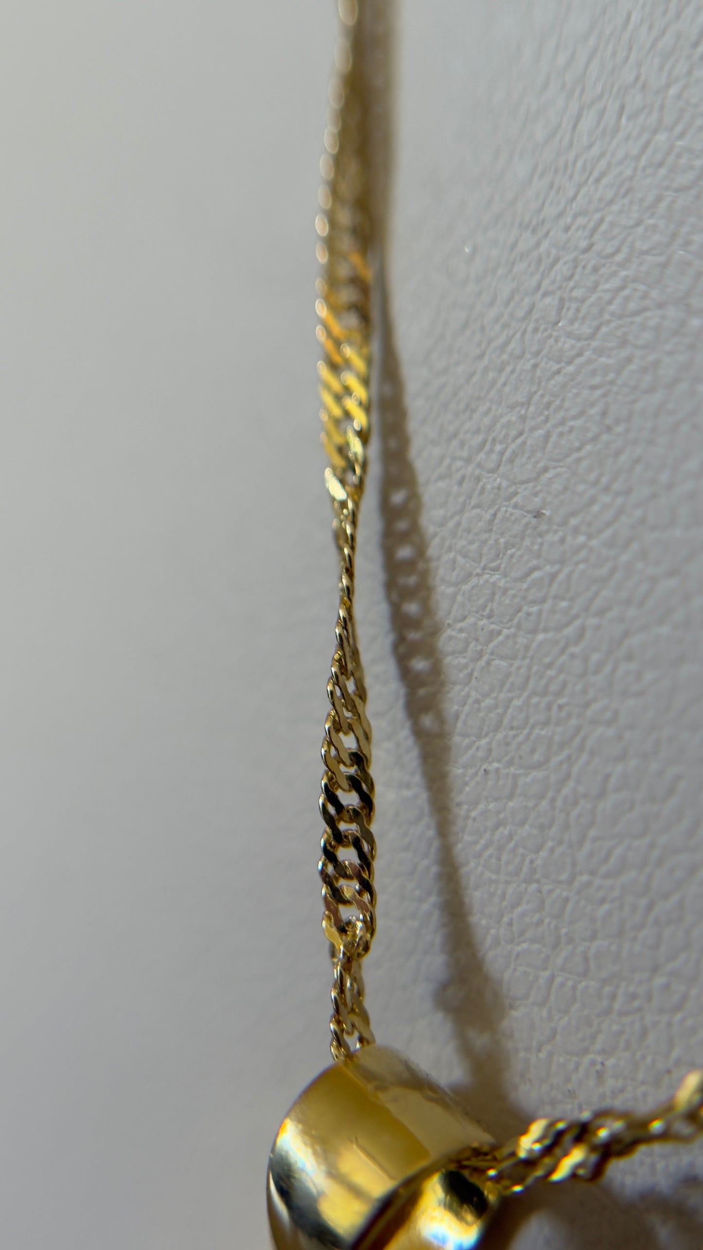 Cadena con Dije Corazón – Baño en Oro Amarillo