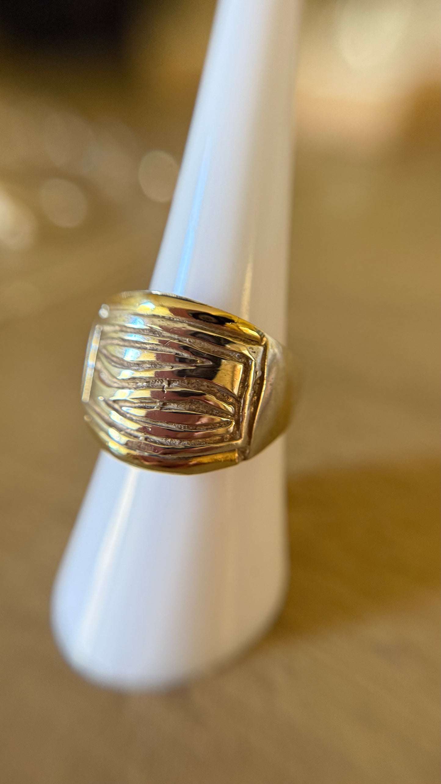 Anillo Plata 925 y Double Oro 18k
