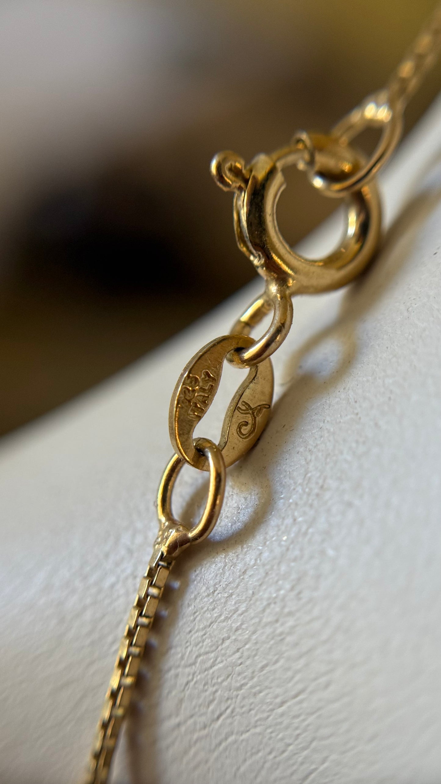 Cadena bolitas - Plata 925 con baño oro 18k