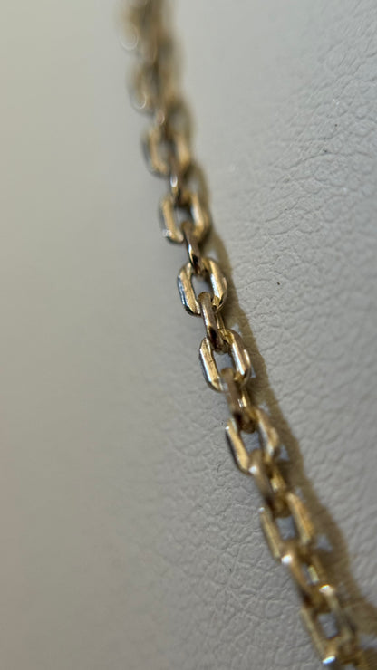 Cadena Forcet con Dije Cruz – Plata 925 (Ideal Niños y Adolescentes)